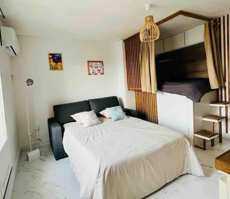 Charmant Studio Pour 3 Personnes Vallauris Exterior foto